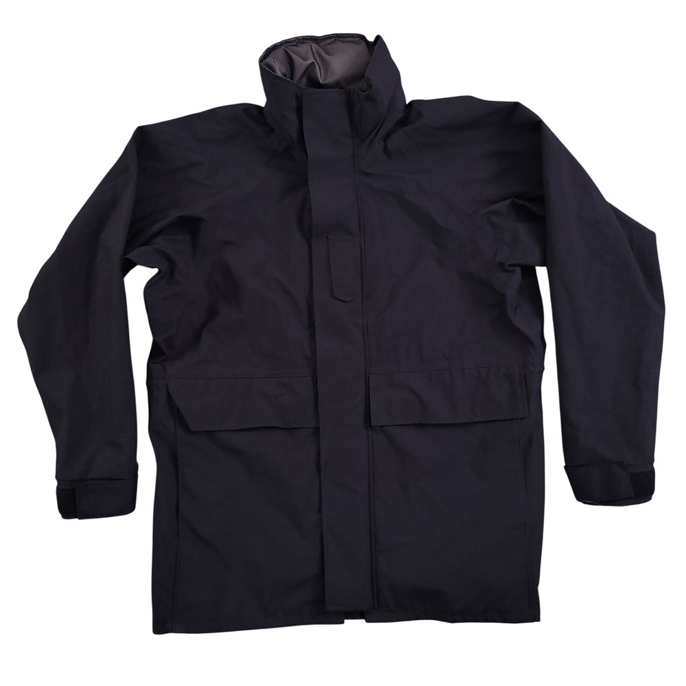 US Navy Cold Weather Parka S Short Black PTFE Goretex Waterproof Military Hooded